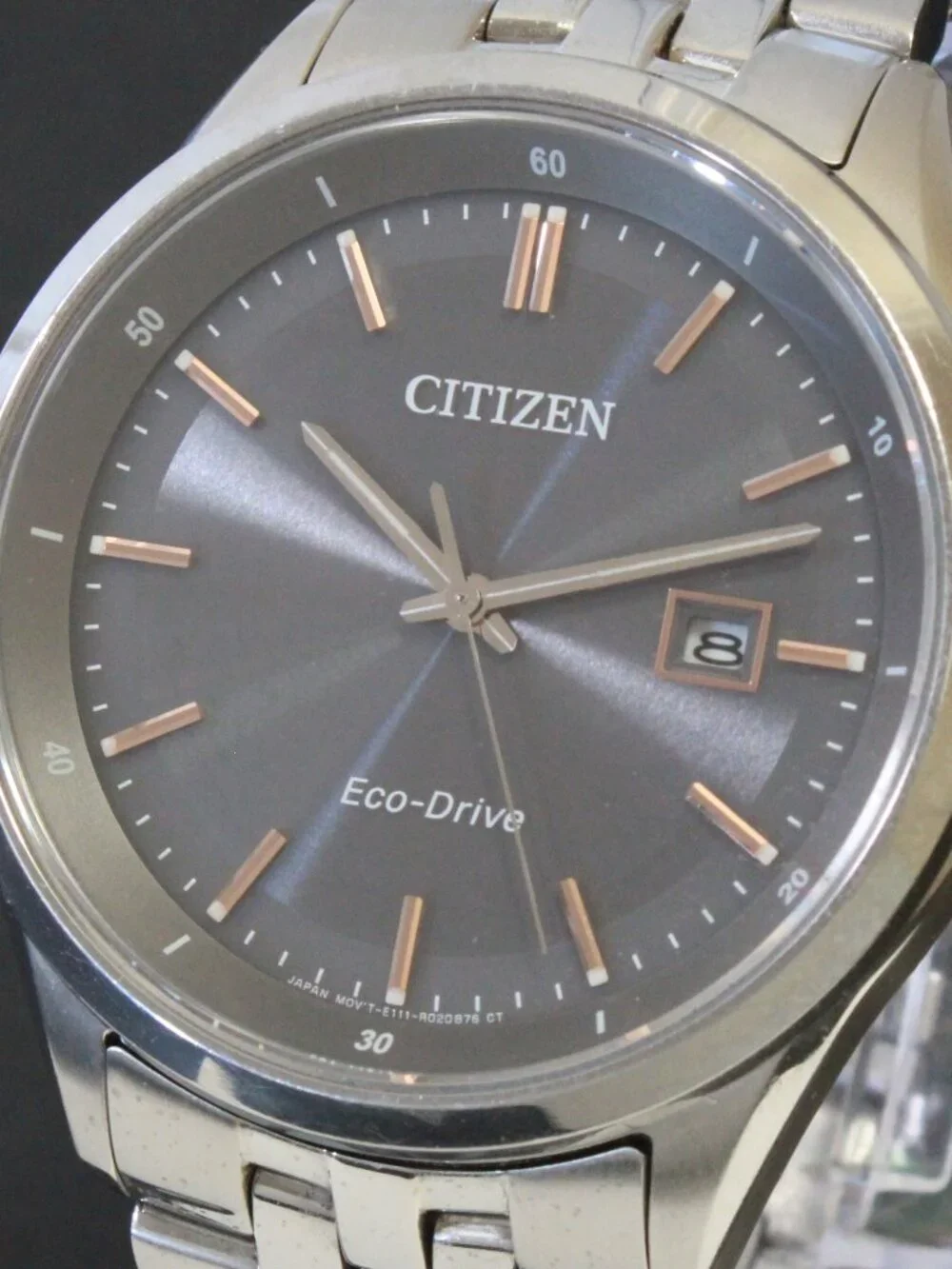 Citizen Contemporary Dress Men's Watch 41mm Grey Dial On Stainless Steel
